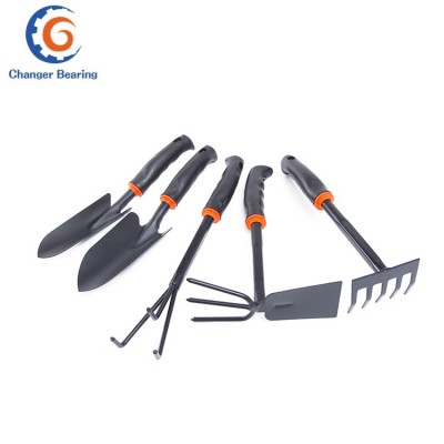 Garden Agricultural Hand Tools Indoor&outdoors Rubber Handle Garden Tools Trowel Set Shovel